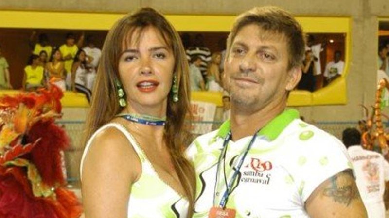 Luma de Oliveira e Fernando Moraes, preso na operação 'QG da propina' - Reprodução/Beto Valverde