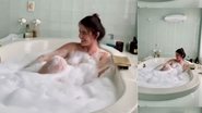 Luma de Oliveira mostrou banho de espuma nas redes sociais - Foto: Reprodução/ Instagram@lumadeoliveiraoficial