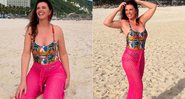 Luma de Oliveira posou na praia e recebeu elogios dos fãs - Foto: Reprodução/ Instagram@lumadeoliveiraoficial