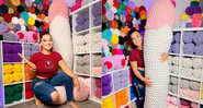 Madily Hernandez fatura alto vendendo seios, bumbuns e pênis feitos de crochê - Foto: Reprodução/ Instagram@littleladycrochets