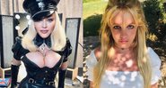 Madonna e Britney Spears - Foto: Reprodução / Instagram @madonna @britneyspears
