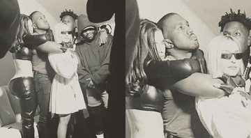 Kanye West e sua namorada aparecem ao lado de Madonna em clique raro - Foto: Reprodução / Instagram