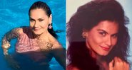 Magda Cotrofe em foto atual, e nos tempos de modelo - Foto: Reprodução/ Instagram@magdacotrofeoficial