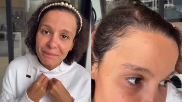 Maiara mostrou cabelo natural após quase ficar careca