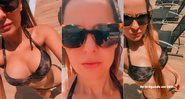 Maiara dançou à beira da piscina e exibiu corpo sequinho após eliminar 30 quilos - Foto: Reprodução/ Instagram@maiara