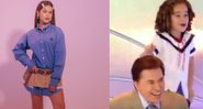 Atriz tinha cerca de 6 anos quando viralizou ao brincar com Silvio Santos - Foto: Reprodução