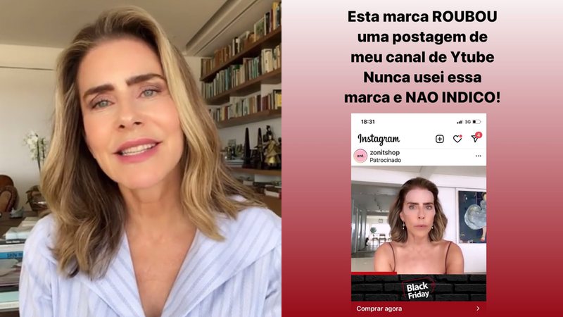 Maitê Proença critica marca por usar sua imagem sem permissão - Reprodução/Instagram
