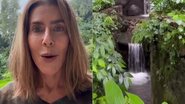 Maitê Proença mostrou vida no sítio em períodos de chuva