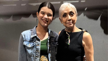 Malu Medeiros e Cininha de Paula durante a temporada de “A Menina e o Vento” - Foto: Divulgação