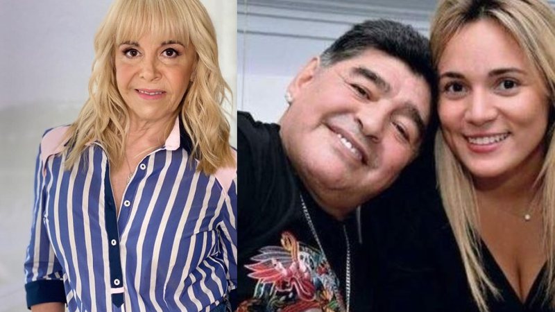 Última namorada chegou a ser proibida de entrar no velório de Maradona, reservado à família - Reprodução/Instagram