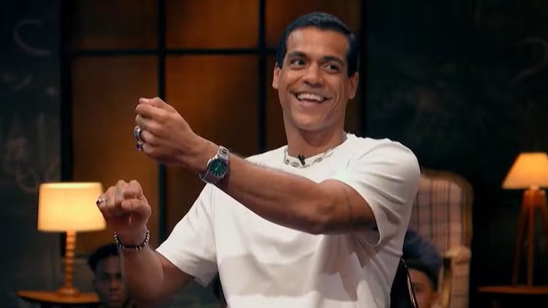 Marcello Melo Jr. levou tapa na cara de Roberta Rodrigues após “desaparecer” - Foto: GNT/ Que História é Essa, Porchat?