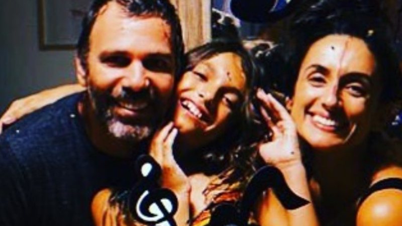 Marcelo Faria, Felipa e Camila Lucciola - Foto: Reprodução / Instagram @celofaria