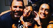 Marcelo Faria, Felipa e Camila Lucciola - Foto: Reprodução / Instagram @celofaria