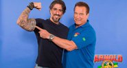 Marcos Mion mostrou encontro épico com Arnold Schwarzenegger - Foto: Reprodução/ Instagram@marcosmion