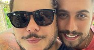 O ator Marcus Majella e o namorado, Guilherme Castro - Foto: Reprodução / Instagram