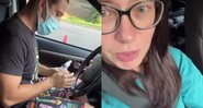 Mariana Bridi e Rafael Cardoso vão buscar filho na escola vestindo pijamas - Foto: Reprodução / Instagram @maribridicardoso