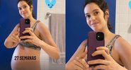 Maria Flor compartilha clique mostrando barriga de sete meses - Foto: Reprodução / Instagram @mariaflor31