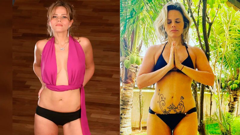 Maria Cândida fez postagem mostrando como era seu corpo antes da tatuagem - Foto: Reprodução / Instagram