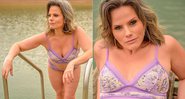 Maria Cândida posou de lingerie e incentivou amor próprio - Foto: Reprodução/ Instagram@mariacandidatv