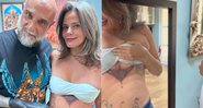 Maria Cândida mostrou nova tatuagem que fez abaixo dos seios - Foto: Reprodução/ Instagram@
