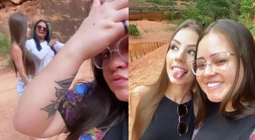 Maria Lina conhece parentes de Whindersson Nunes no Piauí - Reprodução/Instagram
