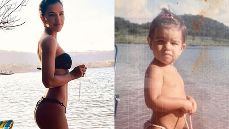 Mariana Rios recria pose de foto que tirou quando tinha apenas 1 ano de idade - Foto: Reprodução / Instagram @marianarios
