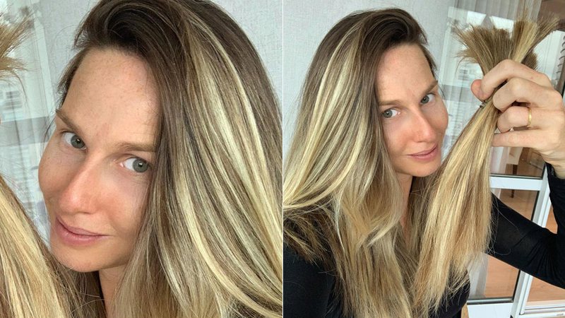 Marina Weickert contou que cabelo será doado para confecção de perucas - Foto: Reprodução/ Instagram