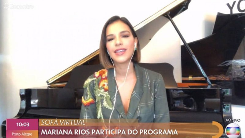 Marina Rios falou sobre a perda do primeiro filho - Foto: Reprodução/ TV Globo