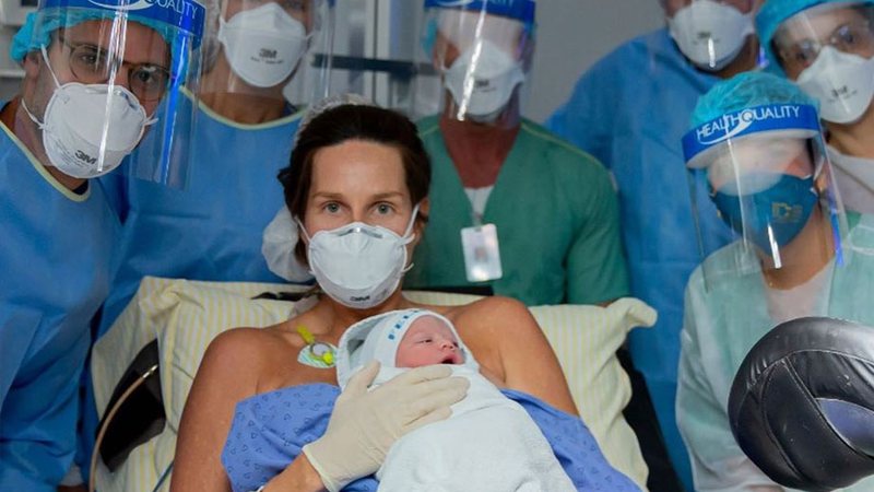 Mariana Weickert deu à luz Felipe na últim sexta-feira (26/06) - Foto: Reprodução/ Instagram