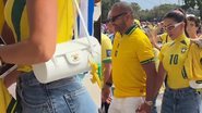 Mariane Bernardi usou bolsa de R$ 40 mil em jogo do Brasil