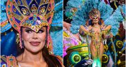 Mariani Piaget desfilou no Carnaval de São Paulo - Foto: Reprodução / Divulgação
