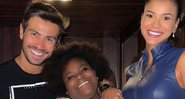 Mariano, Jojo Todynho e Jake Oliveira se reencontram semanas após a final de "A Fazenda 12" - Foto: Reprodução / Instagram@mariano