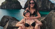 Mari Fernandez posou de biquíni com Júlia Ribeiro em Fernando de Noronha - Foto: Reprodução/ Instagram@