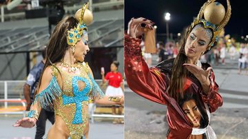 Mari Marquini perdeu tapa-sexo no meio do ensaio técnico da Colorado do Brás