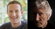 Roger chamou empresário de 'um dos idiotas mais poderosos do mundo' - Foto: Reprodução / Instagram @rogerwaters / Facebook @zuck