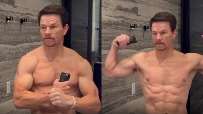 Mark Wahlberg perde 13kg e ostenta músculos em vídeo - Foto: Reprodução / Instagram