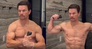 Mark Wahlberg perde 13kg e ostenta músculos em vídeo - Foto: Reprodução / Instagram