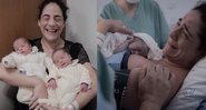 Martha afirmou que fez indução de parto e os bebês nasceram 13 horas depois - Reprodução/Instagram