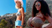 Martina Big antes e depois do silicone e injeções de melanina - Foto: Reprodução/ Facebook@Model.Martina.BIG