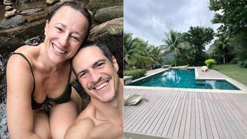 Mateus Solano e Paula Braun colocaram mansão à venda por R$ 7,9 milhões - Foto: Reprodução/ Instagram e Viva Real