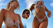 Mathilde Tantot driblou a censura do Instagram usando lingerie transparente - Foto: Reprodução/ Instagram@mathildtantot