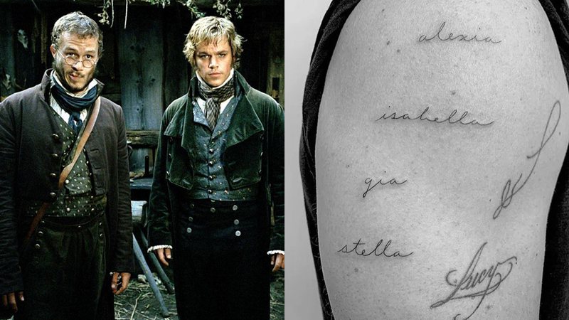 Matt Damon comenta sobre motivo de sua tatuagem - Foto: Reprodução / Instagram / MGM