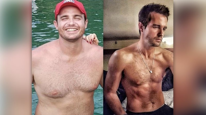 Antes e depois de Max Fercondini - Reprodução/Instagram@maxfercondini
