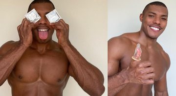 Max Souza usou sua influência nas redes sociais sobre importância do uso de preservativos - Divulgação/CO Assessoria