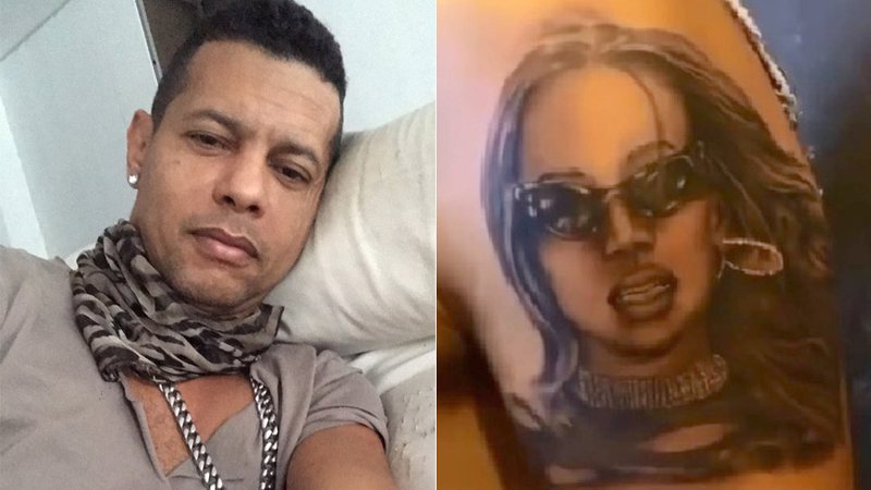 MC Andinho contou que irá cobrir a tatuagem que fez para homenagear Anitta - Foto: Reprodução/ Instagram