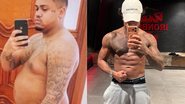 MC Davi surpreendeu ao mostrar antes e depois de emagrecimento