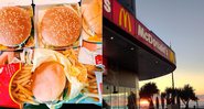 Cliente fez pedido monstruoso no McDonald’s na Austrália - Foto: Reprodução/ Instagram@mcdonaldsau