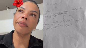 Valquiria Nascimento mostrou carta de MC Kevin psicografada