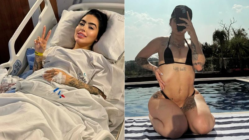 MC Mirella posou de biquíni após plásticas nos seios, umbigo e bumbum - Foto: Reprodução/ Instagram@mireella