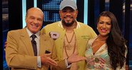 Marcelo de Carvalho ao lado de Naldo Benny e Ellen Cardoso - Foto: Reprodução / RedeTV!